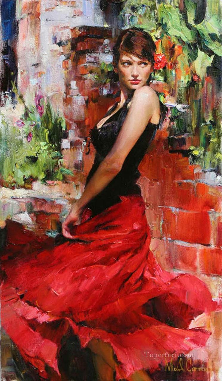 Pretty Girl MIG 01 Impressionist Oil Paintings